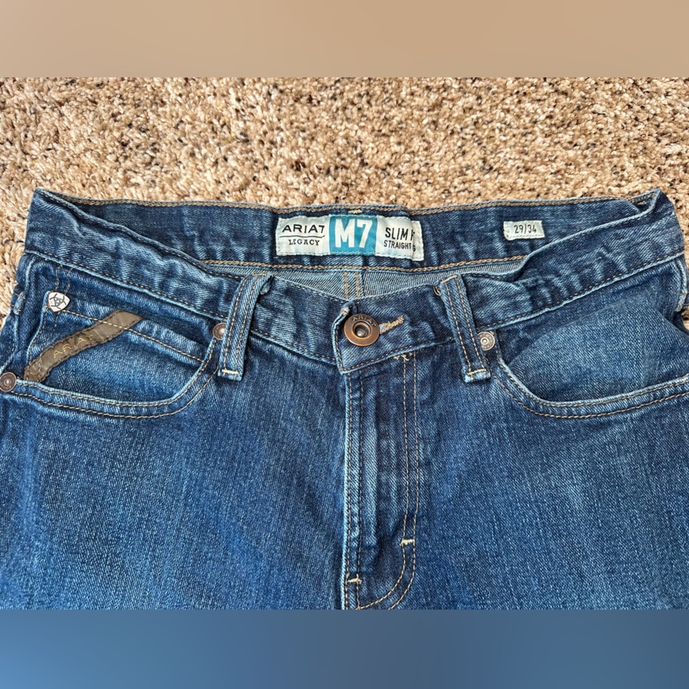 Ariat‎ Legacy M7 Slim Straight Women’s Jeans 29x34 AS-IS - Picture 2 of 5